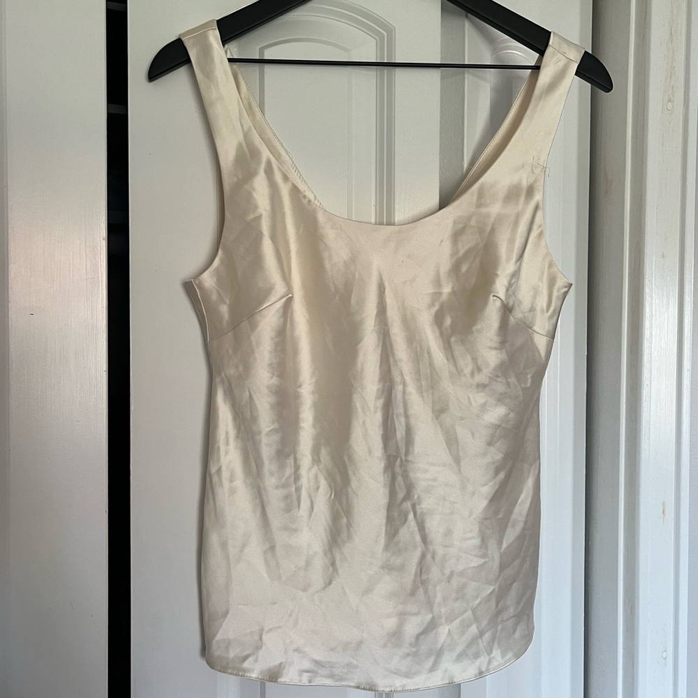 ASOS Satin blouse in ivory